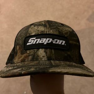 Snap on camouflage hat